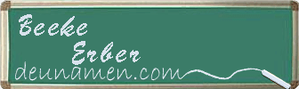Beeke Erber Visitenkarte